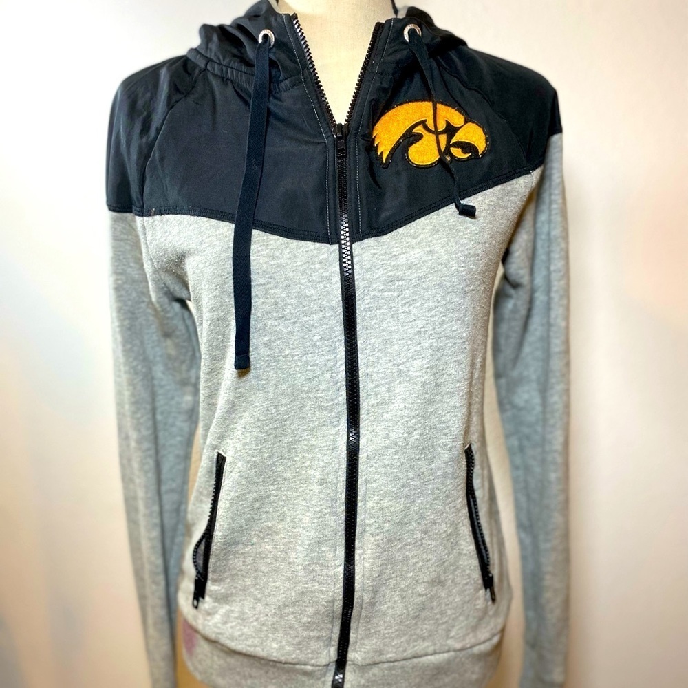 PINK Iowa Hawkeye Zip-up